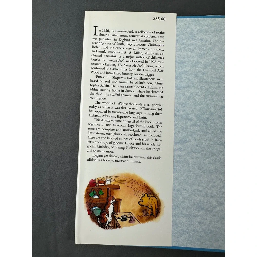 The Complete Winnie the Pooh by A A Milne 1994 Decorations by Ernest Shepard HC